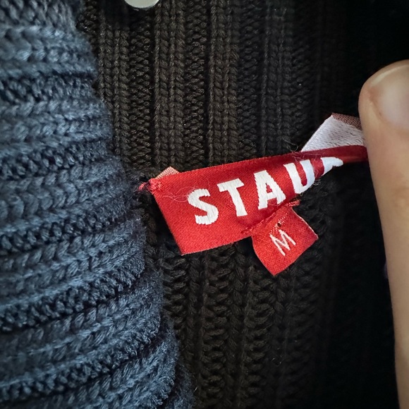 NWT Staud Benny Sweater in Black - Picture 7 of 8